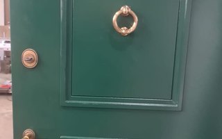 металлическая дверь с металлобагетом